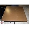 Image 1 : BANK SEIZURE: 3 WOOD TOP DINNING TABLES