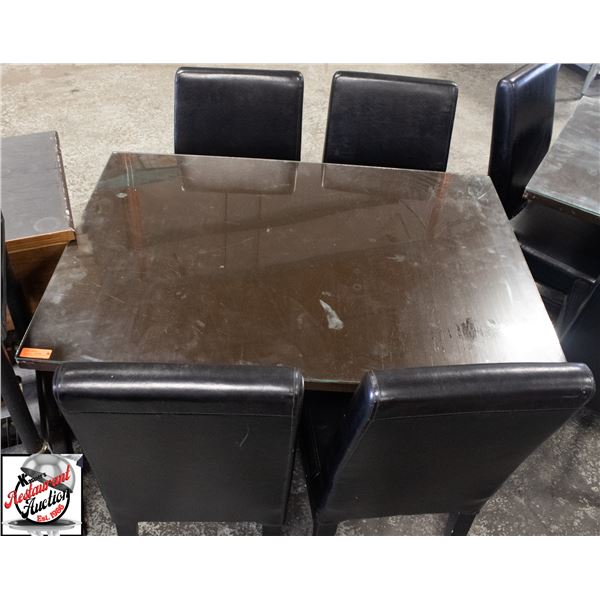 BANK SEIZURE: 48" X 35" X 30 DINING TABLE W/ 4