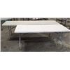 Image 1 : 96" & 72" GREY FOLDING TABLES