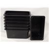 Image 1 : 7 CAMBRO PLASTIC INSERTS 6" DEEP