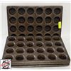 Image 1 : 5 14" X 21" MUFFIN PANS EACH MAKES UP TO 24 3"