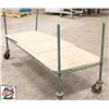 Image 1 : 1 TIER EPOXY COATED METRO RACK 70.5" X 35" X 43"