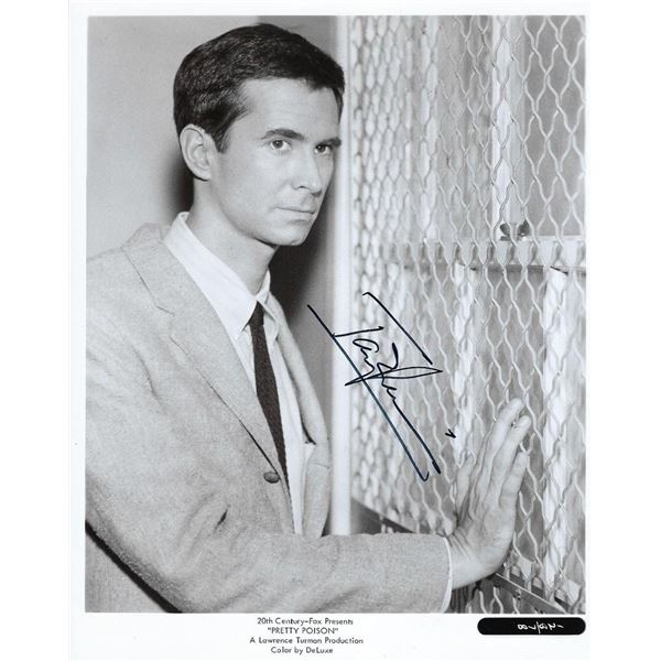 Pretty Poison Anthony Perkins signed movie photo
