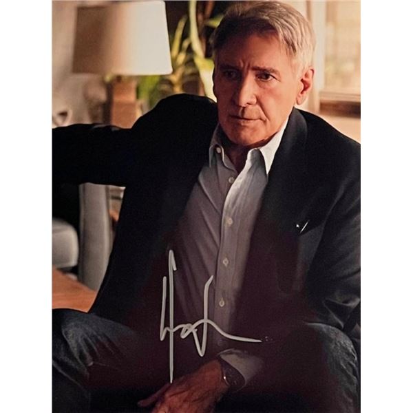 Shrinking Harrison Ford signed photo
