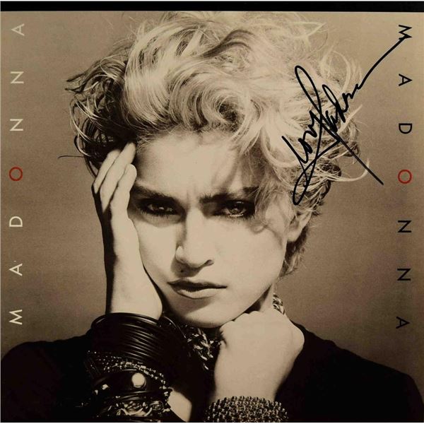 Madonna signed debut album Madonna