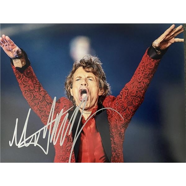 Rolling Stone Mick Jagger signed photo