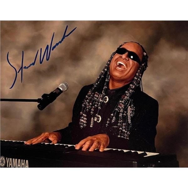 Stevie Wonder Signed Photo