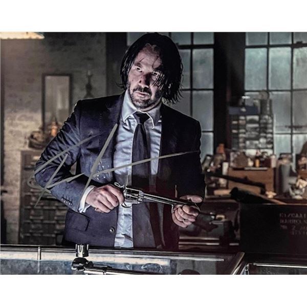John Wick Keanu Reeves Signed Photo