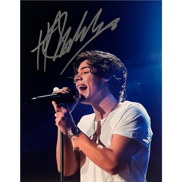 One Direction Harry Styles Signed Photo