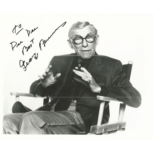 Oh God George Burns signed photo