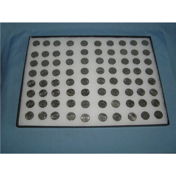 Large collection of US state quarters this large collection has a great variety with conditions from