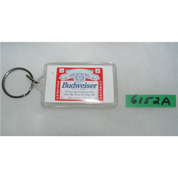 Vintage Budweiser advertising promotional key chain