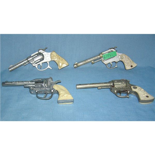 Group of vintage western themed cap guns