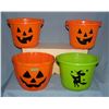 Image 1 : Group of Halloween Trick or Treat buckets