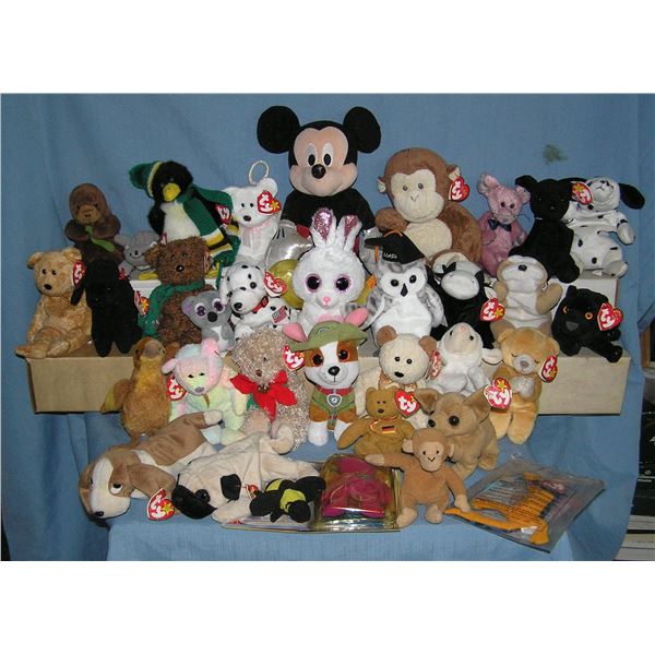 Large collection of vintage Beanie babies