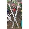 Image 1 : Vintage snow ski display piece with pole