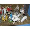 Image 4 : Christmas nativity manger includes 20 piece figure set