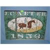 Image 1 : J. Carter 1836 Horseman retro style advertising sign