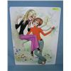 Image 1 : 60's-70's Ultra mod art work signed Villi  retro style advertising sign