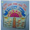 Image 1 : Strat-O-Liner pinball machine reverse painted glass front display