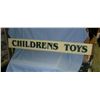 Image 1 : Childrens toys 6 by 48 store display sign