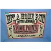 Image 1 : Hit a homerun with Lennar!  retro style advertising sign