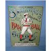 Image 1 : Spalding baseball guide  retro style advertising sign