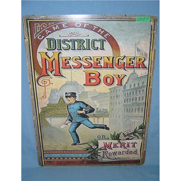 Distinct Messenger Box  retro style advertising sign