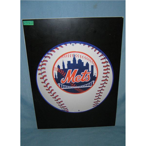 New York Mets  retro style advertising sign