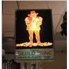 Image 1 : A great early California Guild wine illuminated box advertising sign made by the men who grow there 
