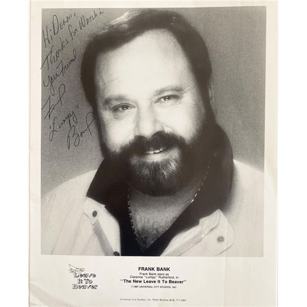The New Leave It to Beaver Frank Bank signed photo