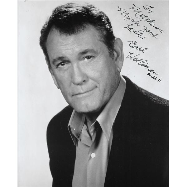 Police Story Earl Holliman signed photo