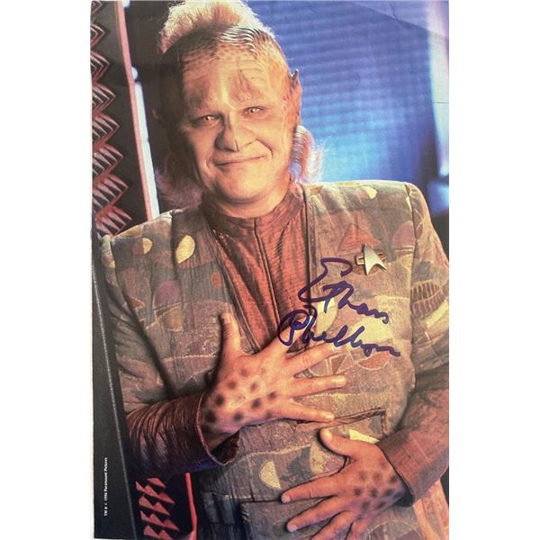 Star Trek: Voyager_x000d_ Ethan Phillips signed photo