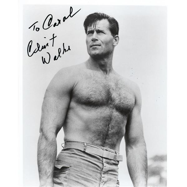 Cheyenne Clint Walker signed photo