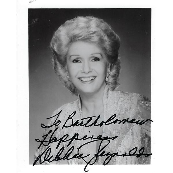 Singin In The rain Debbie Reynolds signed photo