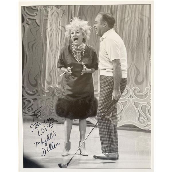Phyllis Diller signed photo