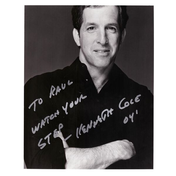 Designer Kenneth Cole signed photo