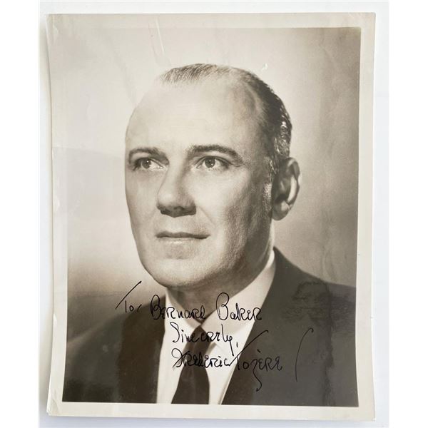 Confessions of a Nazi Spy Frederic Tozere signed photo