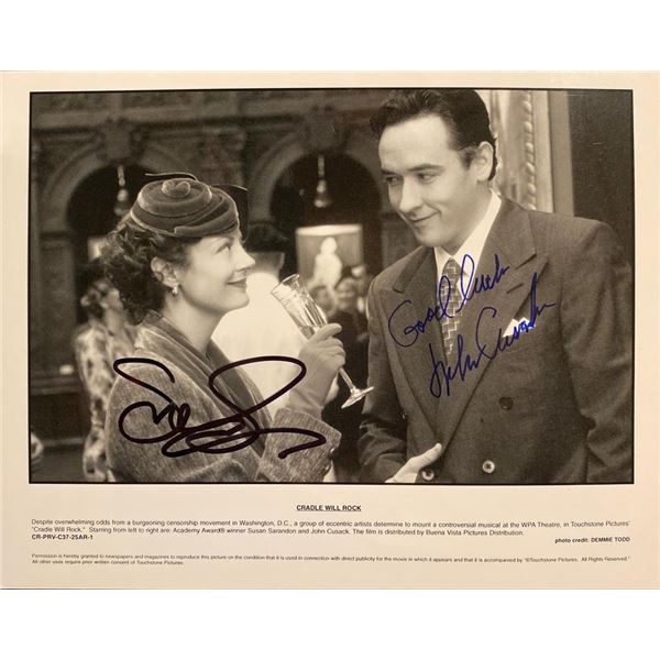 Cradle Will Rock John Cusack and Susan Sarandon signed movie photo