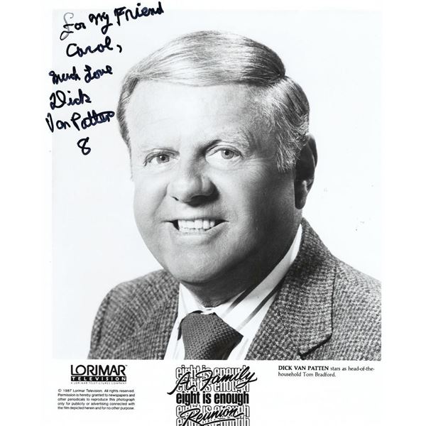 Eight Is Enough Dick Van Patten signed photo