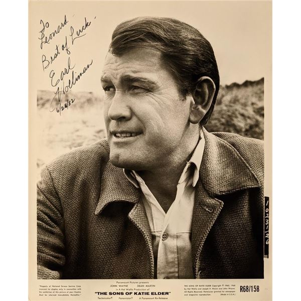 The Rainmaker Earl Holliman signed photo