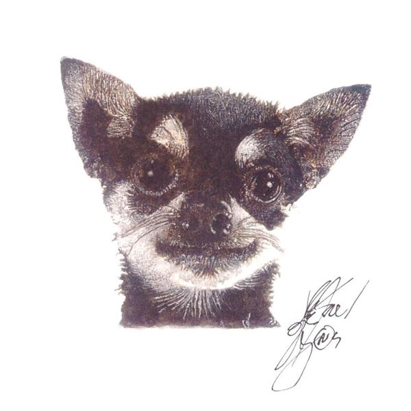 Artist John Krewal signed dog print