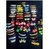 Image 1 : Vintage 70s 80s Child Hair Accessories – Barrettes, Elastics