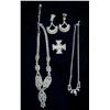 Image 2 : Vintage Rhinestone Jewelry – Necklaces, Earrings, Brooch