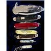 Image 1 : Vintage Pocket Knives – 8 Folding Knives incl. Promo & Marbled Styles