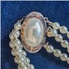 Image 7 : Vintage Faux Pearl Jewelry Lot – One Necklace has Sterling Clasp