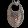 Image 4 : Vintage Hand-Hammered Artisan Pendant & Earring Set – Brutalist Modernist Style