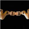 Image 3 : Vintage 1980s Gold Tone Sculptural Link Necklace – Zigzag Design