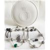 Image 1 : Pandora Lot – 2 Essence Collection Bracelets with Retired Essence Charms + Authentic Pandor