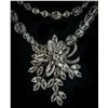 Image 1 : Vintage Margaret Rowe Signed Rhinestone Necklace & Brooch Set – Convertible Pin Pendant